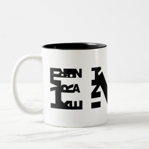 Lehrer-Tasse Zweifarbige Tasse
