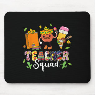 Lehrer-Team lässt Fiesta Cinco De Mayo mexikanisch Mousepad