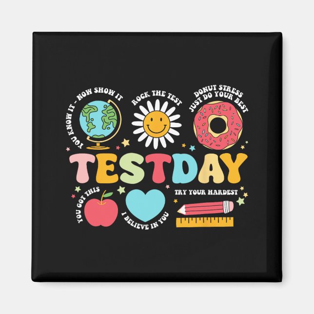 Lehrer Testtag Motivierend Lehrer Starr Te Magnet (Vorne)