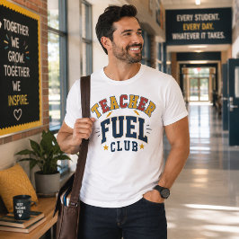 Lehrer-Treibstoff-Club Varsity Bold Blitz-Star T-Shirt