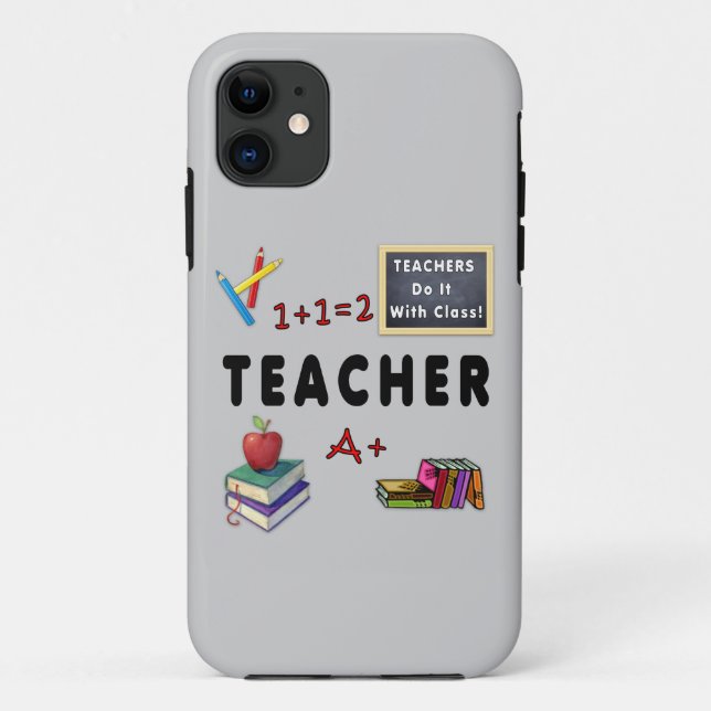 Lehrer tun es mit Klasse Case-Mate iPhone Hülle (Rückseite)