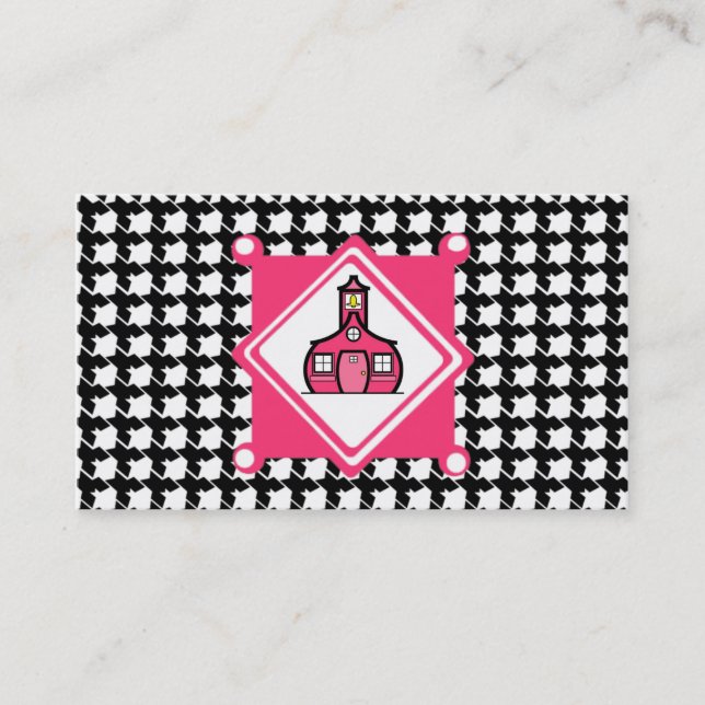 Lehrer-Visitenkarte Visitenkarte (Vorderseite)