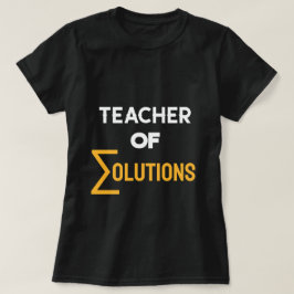 Lehrer von Alkolution Algebra Math Teacher T-Shirt