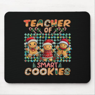 Lehrer von cleveren Keksen Lebkuchen Weihnachten Mousepad