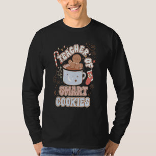 Lehrer von intelligenten Keksen Groovy Lebkuchen T-Shirt