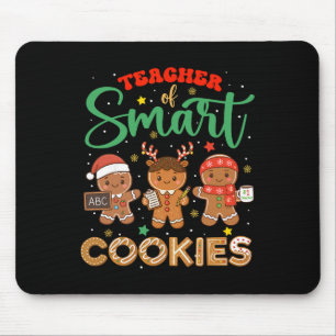 Lehrer von intelligenten Keksen Lustiger Lebkuchen Mousepad