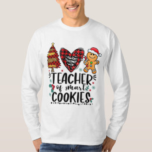 Lehrer von Smart Cookies Funny Christmas Buffalo P T-Shirt