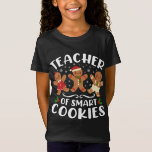 Lehrer von Smart Cookies Weihnachts-Lebkuchen-Schn T-Shirt