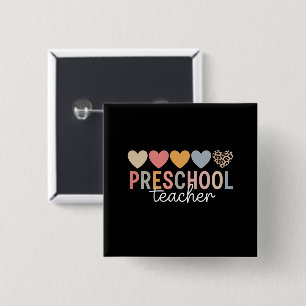 Lehrer Vorschule Zurück zur Schule Button