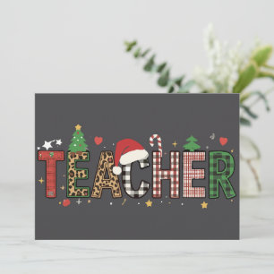 Lehrer Weihnachten Alphabet Lehrer Geschenk Schüle