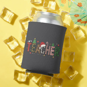 Lehrer Weihnachten Alphabet Lehrer Geschenk Schüle Dosenkühler