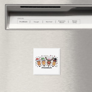 Lehrer Weihnachten Bleistifte Lehrer Leben Frohe W Magnet