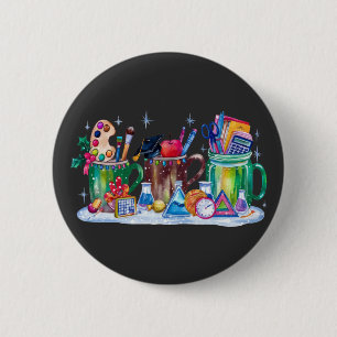 Lehrer Weihnachten Tasse Frohe Lehrer Button