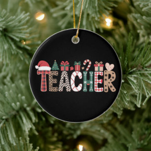 Lehrer Weihnachtsleben Lehre Liebe Inspiration Keramik Ornament