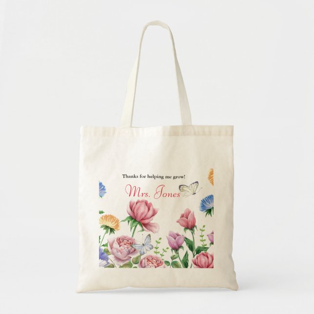 Lehrer Wertschätzung Blumenkohl danke Ihnen Tote T Tragetasche (Vorne)