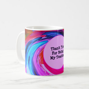 Lehrer Wertschätzung Gefärbte Krawatte Klassenzimm Kaffeetasse