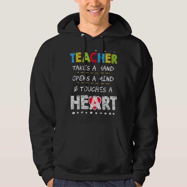 Lehrer-Wertschätzung Inspiration Quote Test Day Hoodie (Vorderseite)