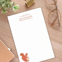 Lehrer Wertschätzung Niedliche Eichhörnchen-Erinne