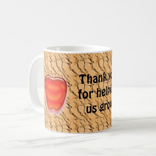 Lehrer Wertschätzung Red Apple Klassenzimmer Viele Kaffeetasse (Vorderseite Links)