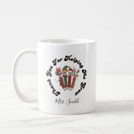 Lehrer Wertschätzung Weihnachten - Festliche Bleis Kaffeetasse