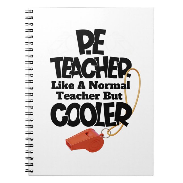 Lehrer wie ein normaler Lehrer, aber Cooler Notizblock (Vorderseite)