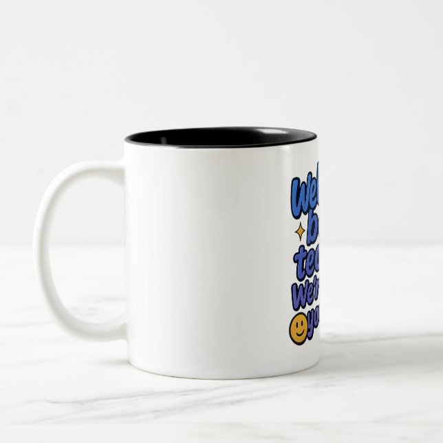 Lehrer willkommen zurück Tasse (Links)
