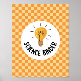 Lehrer Wissenschaftsordner einfügen oder Klassenzi Poster