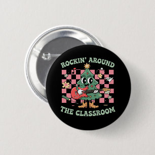  Lehrer Xmas Rockt Durch Das Klassenzimmer Groovy Button
