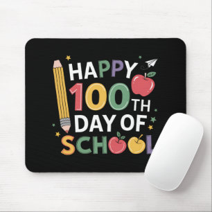 Lehrer zum 100. Schultag Glücklicher 100 Tage Mousepad