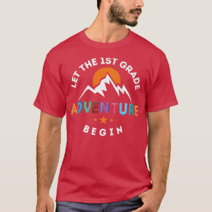 Lehrer zurück in die Schule Ließ das erste Schulja T-Shirt