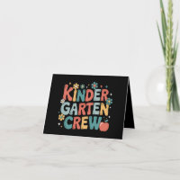 Lehrer zurück zur Crew des Kindergartens