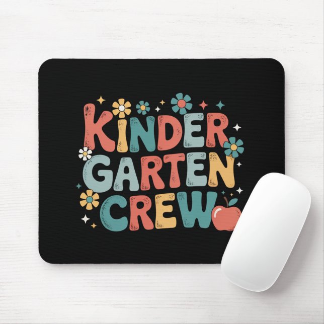 Lehrer zurück zur Crew des Kindergartens Mousepad (Mit Mouse)