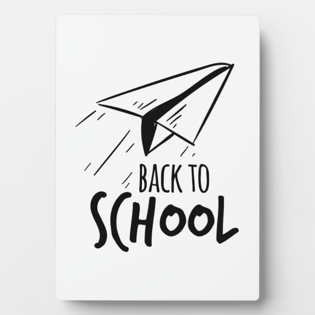 Lehrer zurück zur Schule Fotoplatte (Vorderseite)