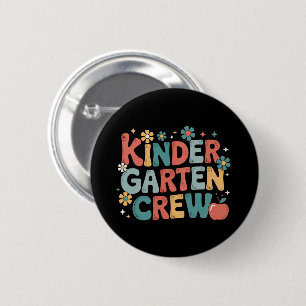 Lehrer Zurück zur Schule Kindergarten-Team Button