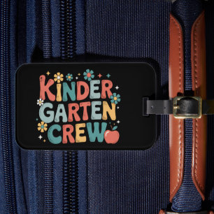 Lehrer Zurück zur Schule Kindergarten-Team Gepäckanhänger