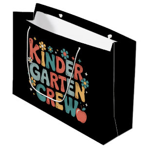 Lehrer Zurück zur Schule Kindergarten-Team Große Geschenktüte