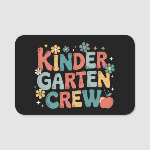 Lehrer Zurück zur Schule Kindergarten-Team Namensschild