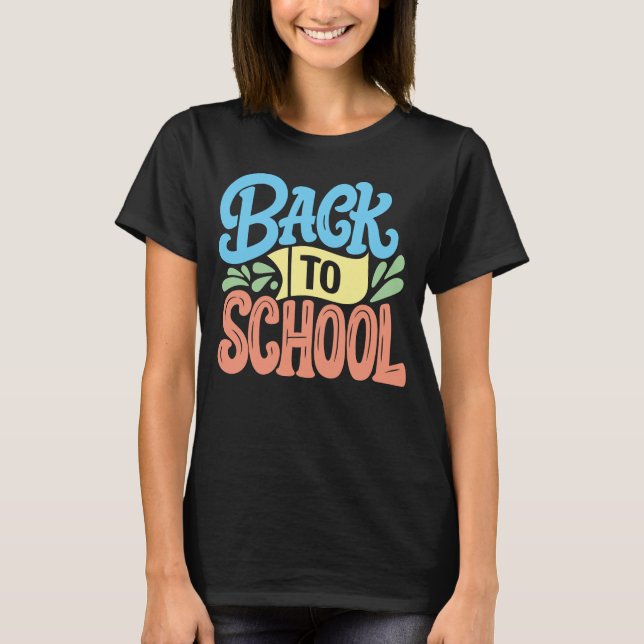 Lehrer zurück zur Schule T-Shirt (Vorderseite)