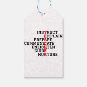 LehrerAcrostic Geschenkanhänger