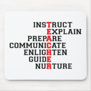 LehrerAcrostic Mousepad