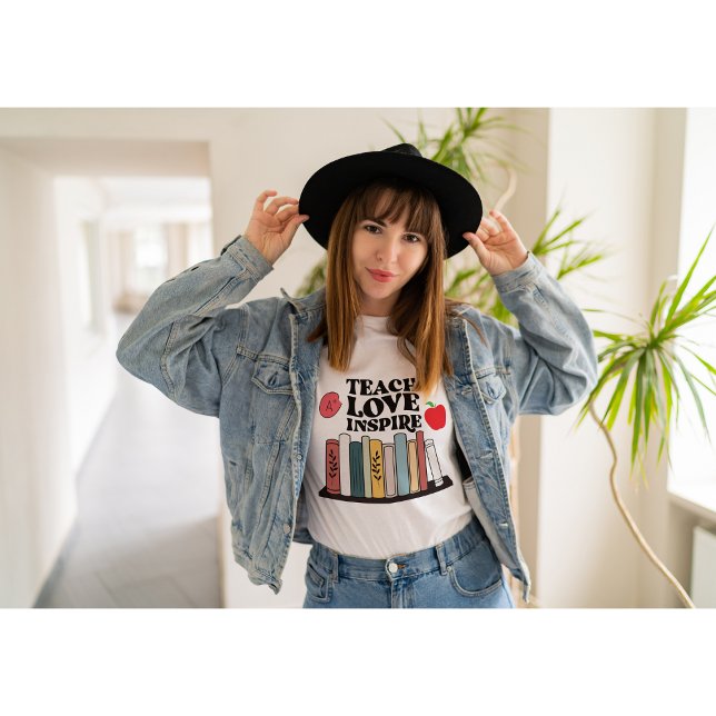 Lehrerausbildung Liebe Inspiriere LehrerInnen Lehr T-Shirt (Von Creator hochgeladen)