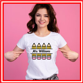 Lehrerauswertungsstift zurück in die Schule T-Shirt