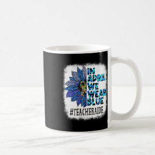 Lehrerberatung im April tragen wir Blaue Autismus- Kaffeetasse