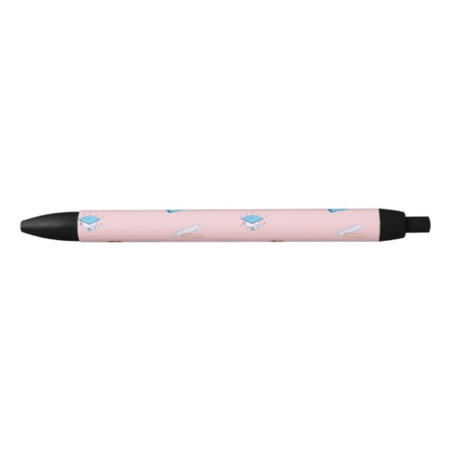 Lehrerberufsmuster auf rosa kugelschreiber (Vorderseite)