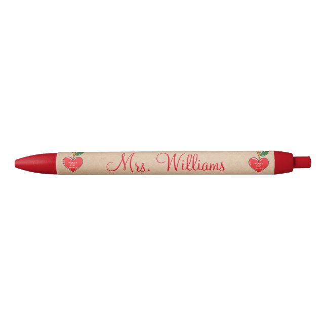 Lehrerbewertung personalisierte niedliche Kraftbra Kugelschreiber (Vorderseite)