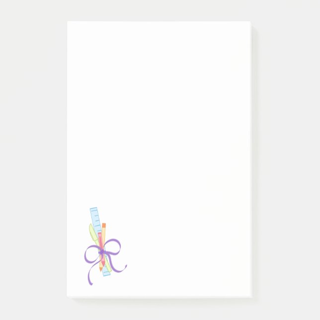 Lehrerbewertung Post-it Klebezettel (Vorderseite)