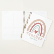 Lehrerbewertung zurück zur Schule Boho Rainbow