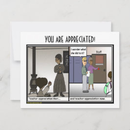 Lehrerbewertungskarte Dankeskarte