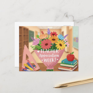 Lehrerbewertungswoche Postkarte