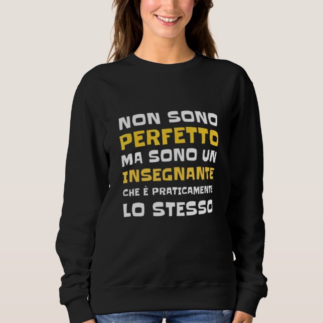 Lehrerbrief Idee Niedlicher Junge Sweatshirt (Vorderseite)